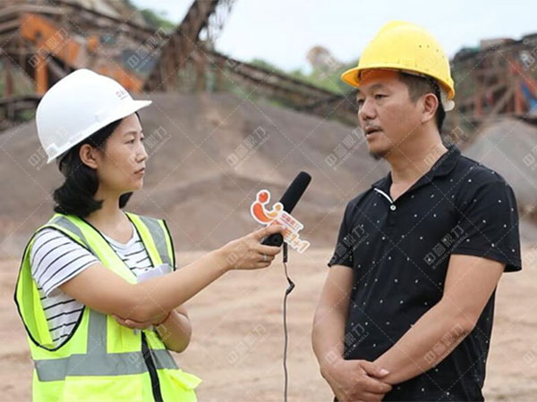 湖南張家界桑植縣何家坪采石場砂石生產(chǎn)線